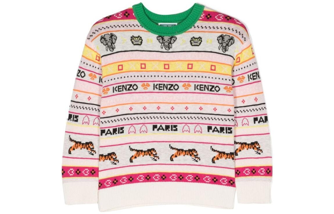 Детский свитер Kenzo, мультиколор 
Детский свитер Kenzo, мультиколор