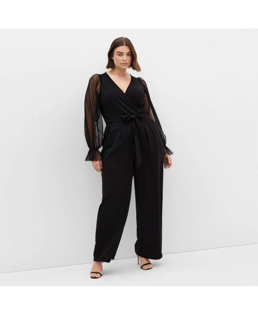 Комбинезон Alannah с сетчатыми рукавами больших размеров CITY CHIC, Black
Комбинезон Alannah с сетчатыми рукавами больших размеров CITY CHIC, Black