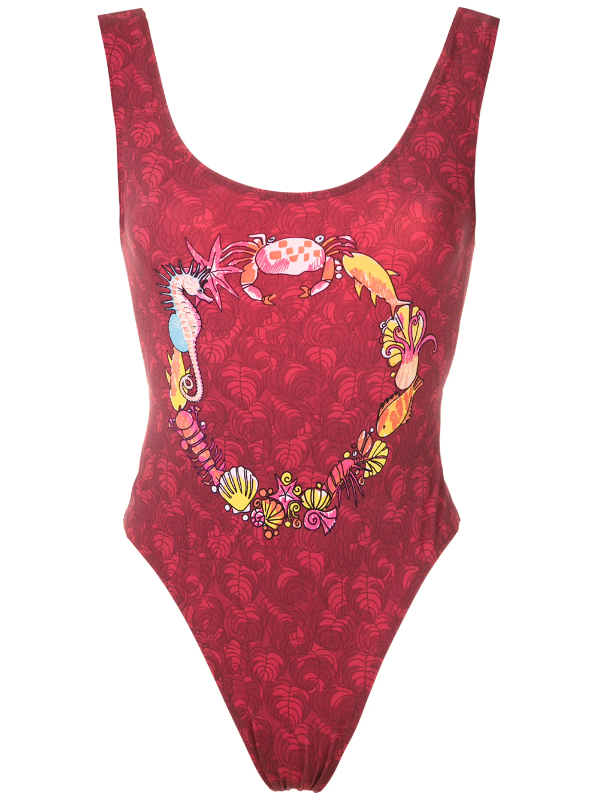 Купальник с U-образным вырезом Amir Slama, красный
Купальник с U-образным вырезом Amir Slama, красный