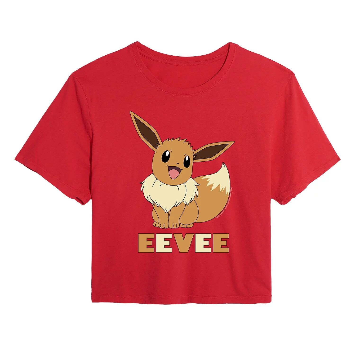 Укороченная футболка с милым рисунком Pokémon "Eevee" для юниоров Licensed Character, красный
Укороченная футболка с милым рисунком Pokémon "Eevee" для юниоров Licensed Character, красный