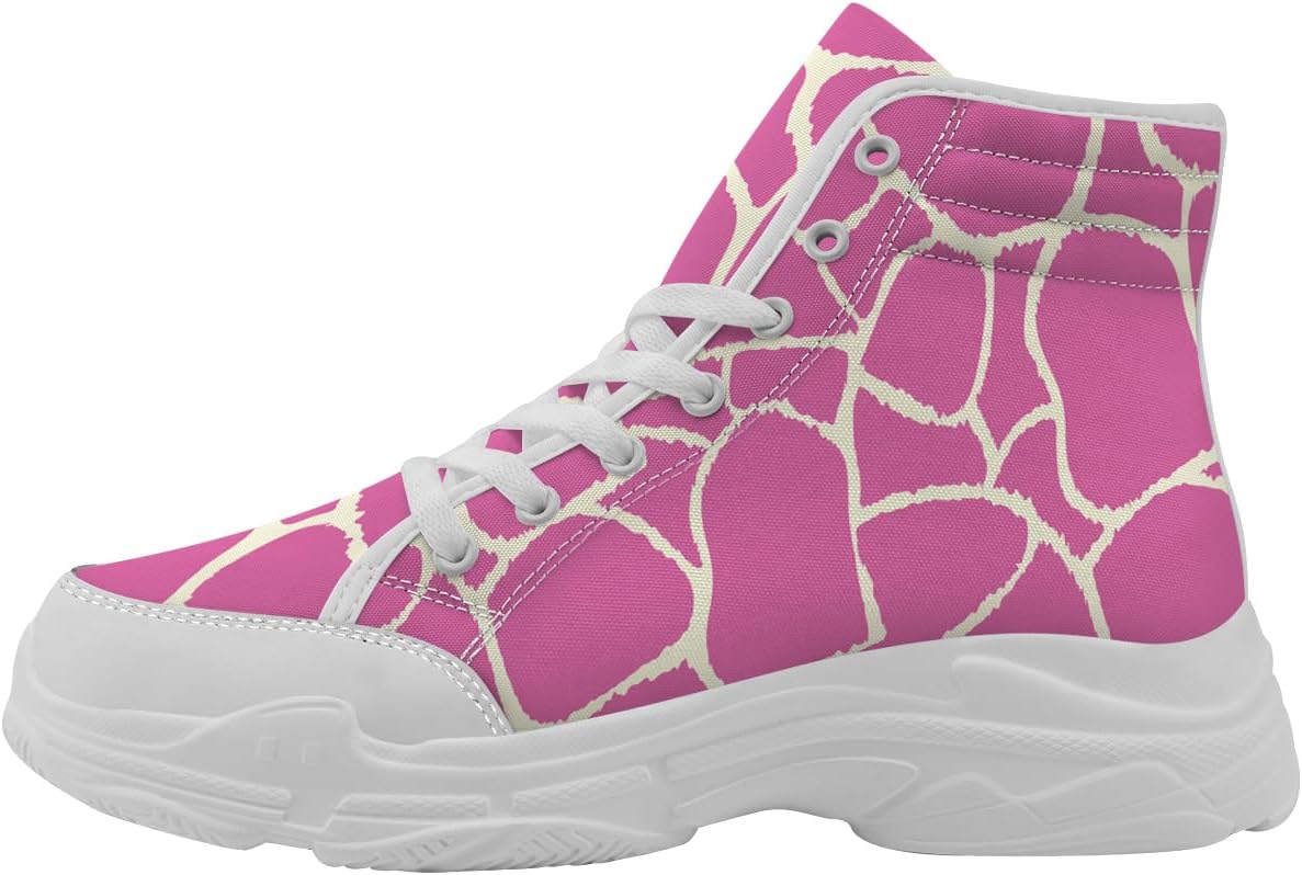 Высокие кеды с жирафом для женщин и мужчин, сандалии на шнуровке с животным принтом на платформе, подарки для нее и для него Generic, белый/розовый
Высокие кеды с жирафом для женщин и мужчин, сандалии на шнуровке с животным принтом на платформе, подарки для нее и для него Generic, белый/розовый