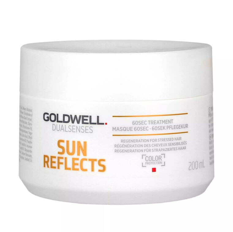 Goldwell Dualsenses Sun Reflects маска восстанавливающая волосы после пребывания на солнце, 200 мл
Goldwell Dualsenses Sun Reflects маска восстанавливающая волосы после пребывания на солнце, 200 мл