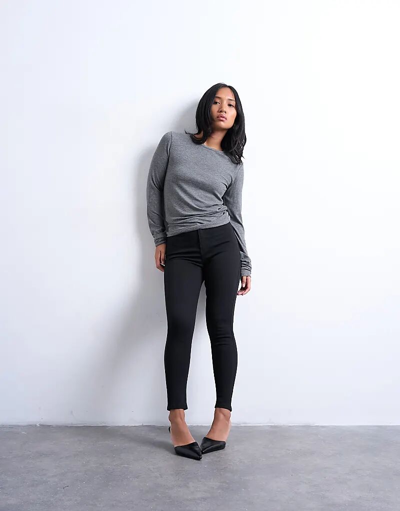 Джинсы Topshop Petite Joni с высокой талией, суперузкие, черного цвета
Джинсы Topshop Petite Joni с высокой талией, суперузкие, черного цвета