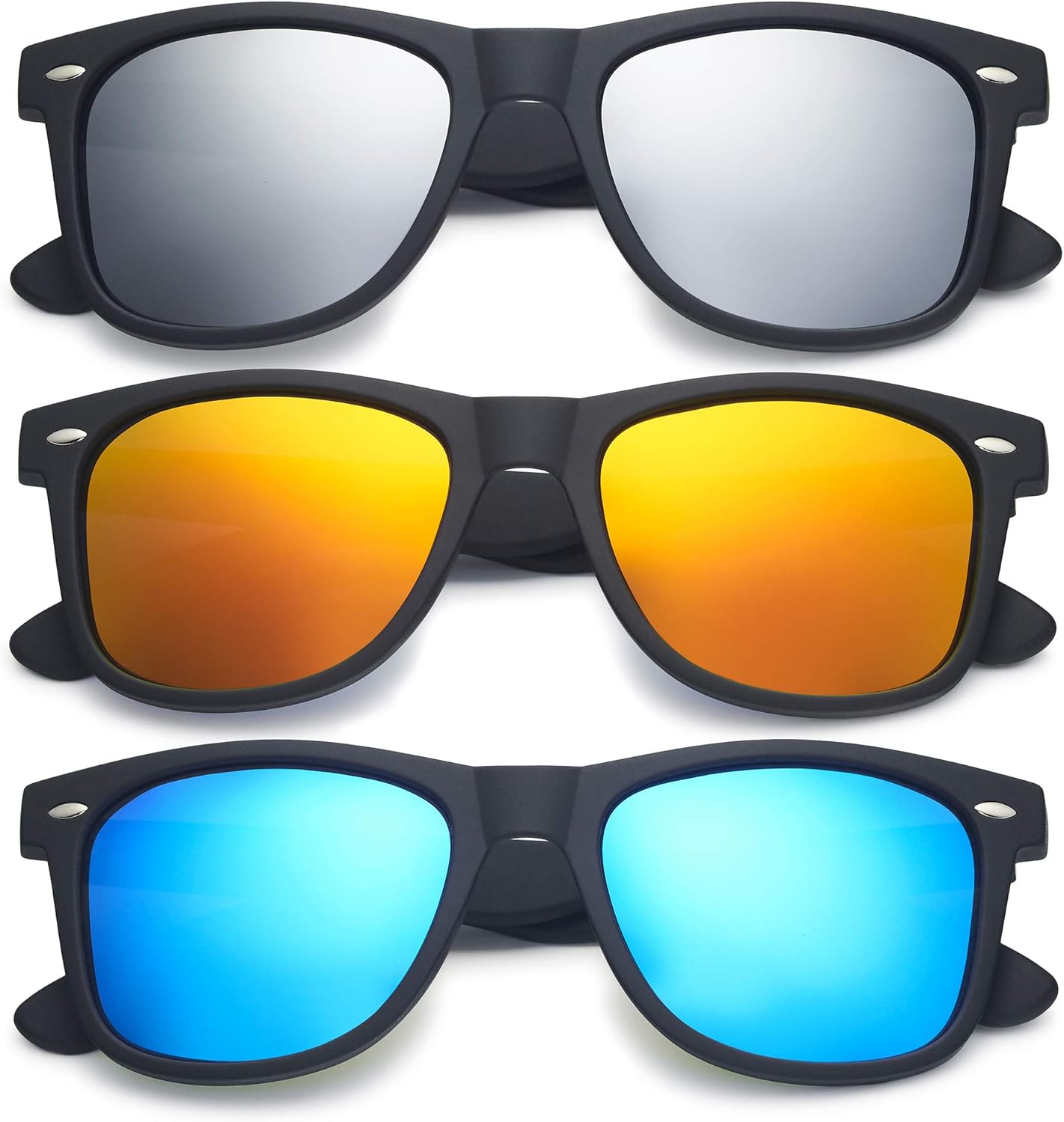 Ретро-очки Rewind Classic с поляризацией, для мужчин и женщин, защита от ультрафиолета UV400, стильные и модные, унисекс Retro Rewind, 3-pack Black: Mirror Silver + Mirror Red + Mirror Ice Blue
Ретро-очки Rewind Classic с поляризацией, для мужчин и женщин, защита от ультрафиолета UV400, стильные и модные, унисекс Retro Rewind, 3-pack Black: Mirror Silver + Mirror Red + Mirror Ice Blue