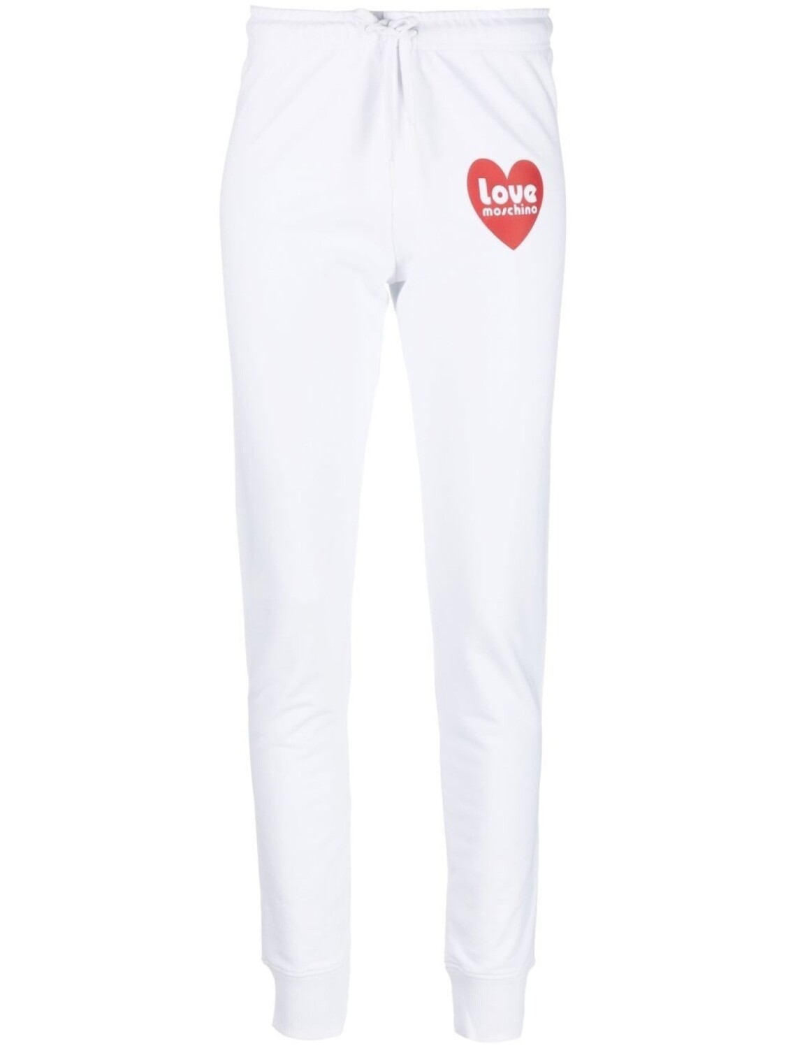 Love Moschino logo-print track trousers, белый 
Love Moschino logo-print track trousers, белый