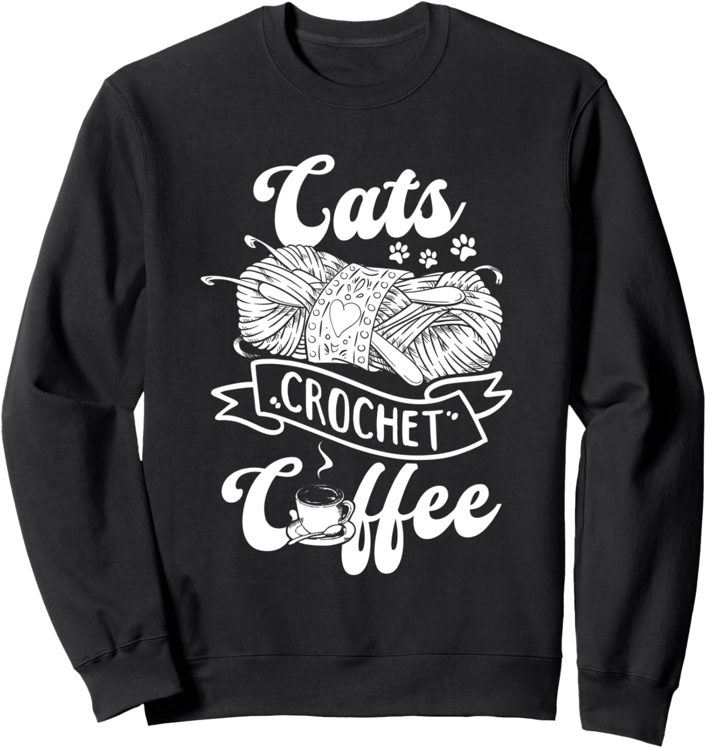 Вязаная толстовка с изображением кота и кофе - вязаная толстовка для владельца кота Cat Owner Cat Lover Crocheting Crochet, черный
Вязаная толстовка с изображением кота и кофе - вязаная толстовка для владельца кота Cat Owner Cat Lover Crocheting Crochet, черный