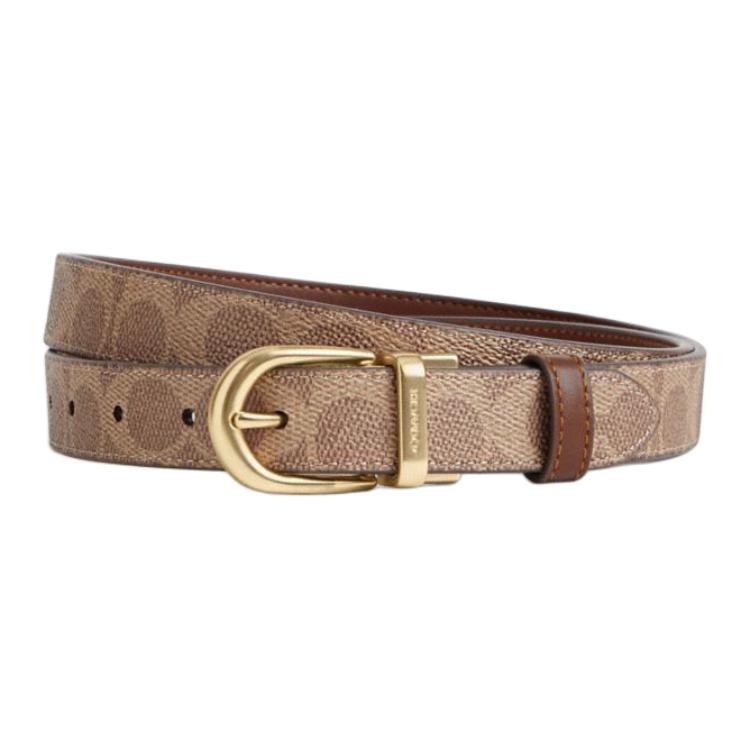 Кожаный ремень из лакированного полотна унисекс золотой/бежевый/коричневый ширина 2,5 см COACH
Кожаный ремень из лакированного полотна унисекс золотой/бежевый/коричневый ширина 2,5 см COACH