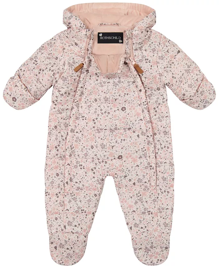 Детский зимний комбинезон для девочек с двумя молниями и цветочным принтом S Rothschild & Co, розовый
Детский зимний комбинезон для девочек с двумя молниями и цветочным принтом S Rothschild & Co, розовый