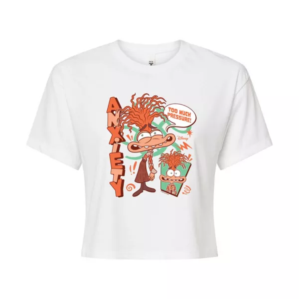 Футболка S Inside Out 2 для подростков с укороченным принтом "Слишком большое давление" Disney / Pixar, белый
Футболка S Inside Out 2 для подростков с укороченным принтом "Слишком большое давление" Disney / Pixar, белый