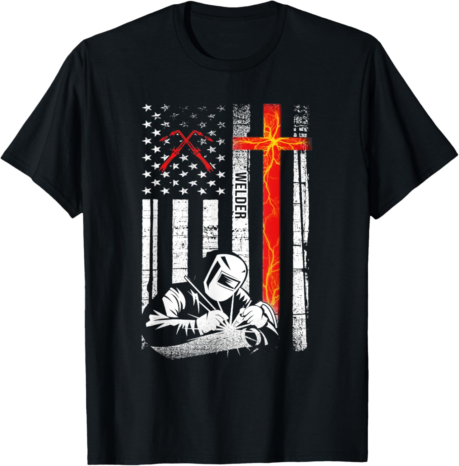 Футболка с забавным принтом Сварщик, американский флаг, сварка, сплавление, черная Welder American Flag Welding Tee Store
Футболка с забавным принтом Сварщик, американский флаг, сварка, сплавление, черная Welder American Flag Welding Tee Store
