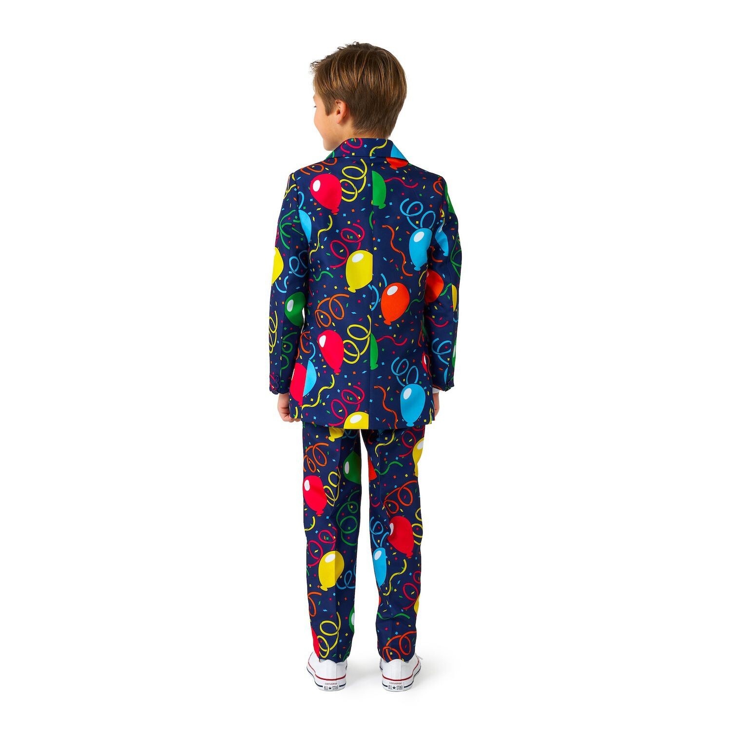 Темно-синий праздничный костюм с курткой, брюками и галстуком для мальчиков 4–16 лет Suitmeister Confetti Balloons Suitmeister
Темно-синий праздничный костюм с курткой, брюками и галстуком для мальчиков 4–16 лет Suitmeister Confetti Balloons Suitmeister