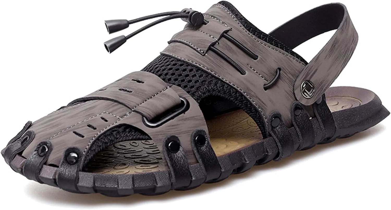 Сандалии и шлепанцы с отверстиями для мужчин с противоскользящей подошвой для ношения на улице CYYDS, коричневый
Сандалии и шлепанцы с отверстиями для мужчин с противоскользящей подошвой для ношения на улице CYYDS, коричневый