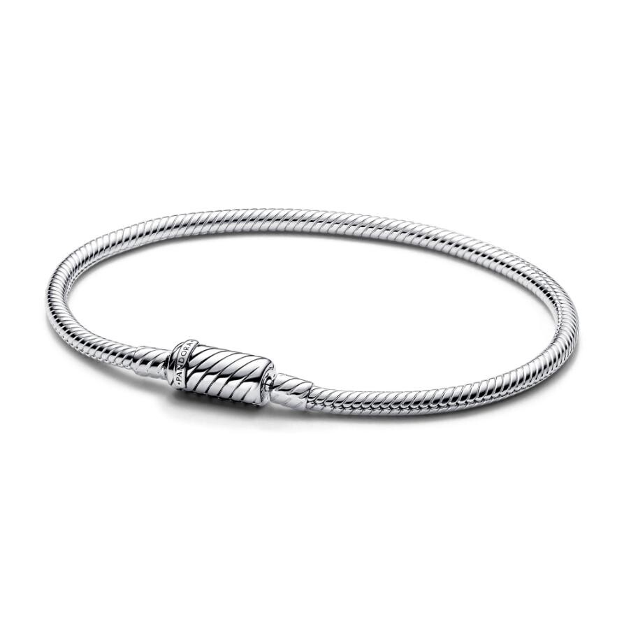 Браслет Easy-Close Magnetic Clasp Snake Chain Pandora, стерлинговое серебро 
Браслет Easy-Close Magnetic Clasp Snake Chain Pandora, стерлинговое серебро