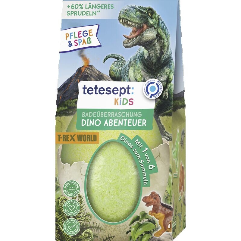Детское купание-сюрприз с динозавром tetesept, 1 шт.
Детское купание-сюрприз с динозавром tetesept, 1 шт.