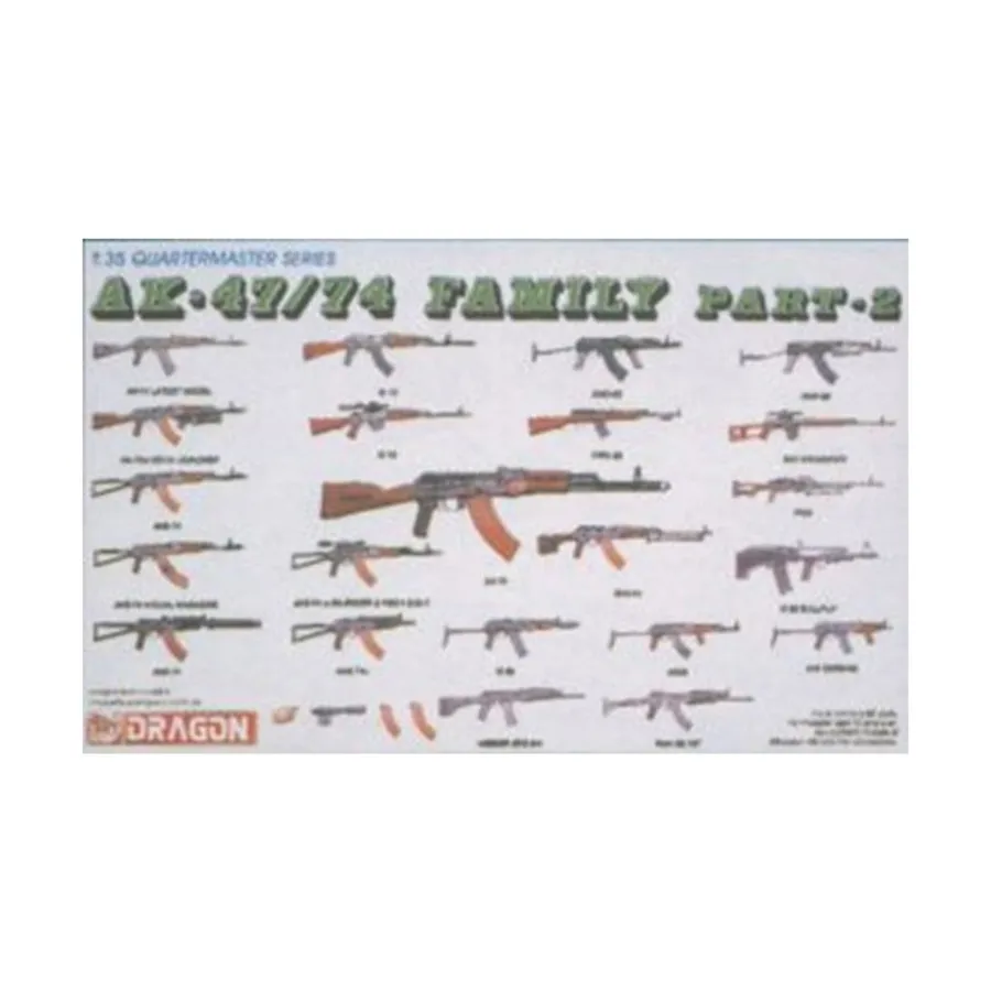 Семейный набор АК-47/74 №2, Dragon Models - Quartermaster Series (1:35)
Семейный набор АК-47/74 №2, Dragon Models - Quartermaster Series (1:35)
