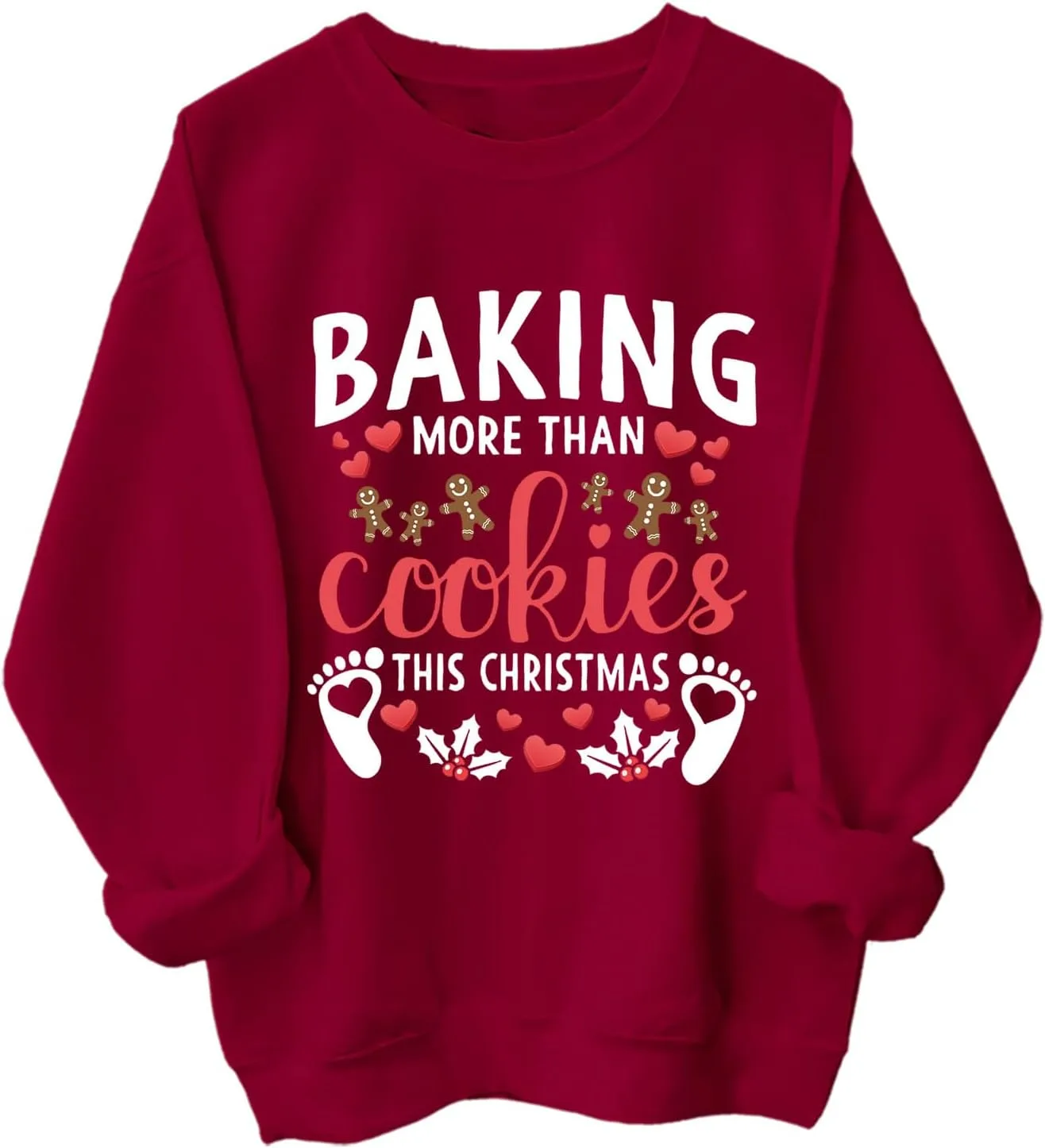 Рождественский свитшот для беременных Baking A Little Cookie Yuisi Doxn
Рождественский свитшот для беременных Baking A Little Cookie Yuisi Doxn