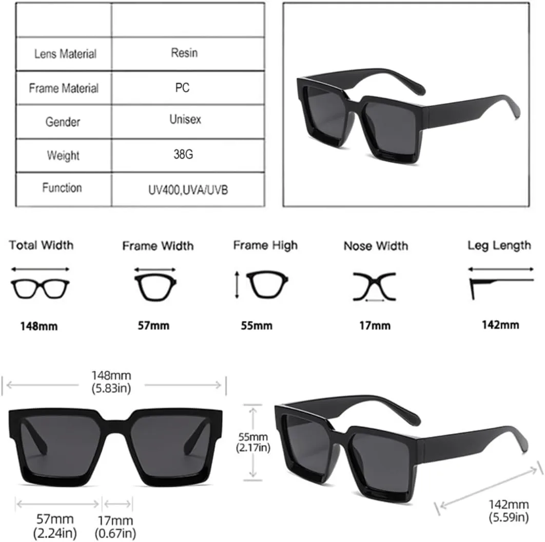 Большие солнцезащитные очки для женщин и мужчин, прозрачные, градиентные, с защитой от УФ-излучения UV400, в стиле панк (цвет «шампань») TVTBBVV, Champagne Tea
Большие солнцезащитные очки для женщин и мужчин, прозрачные, градиентные, с защитой от УФ-излучения UV400, в стиле панк (цвет «шампань») TVTBBVV, Champagne Tea