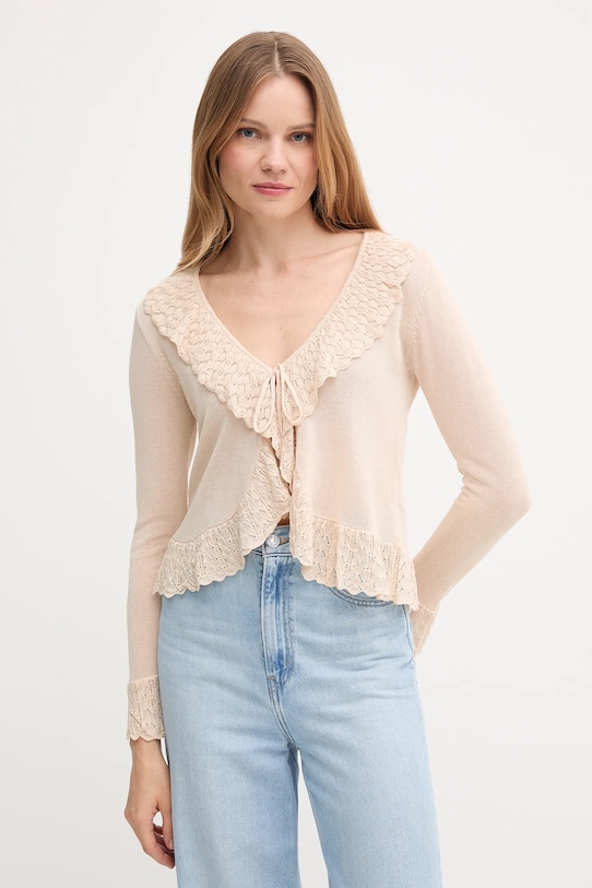 Кардиган с добавлением льна Hoss Intropia, бежевый 
Кардиган с добавлением льна Hoss Intropia, бежевый