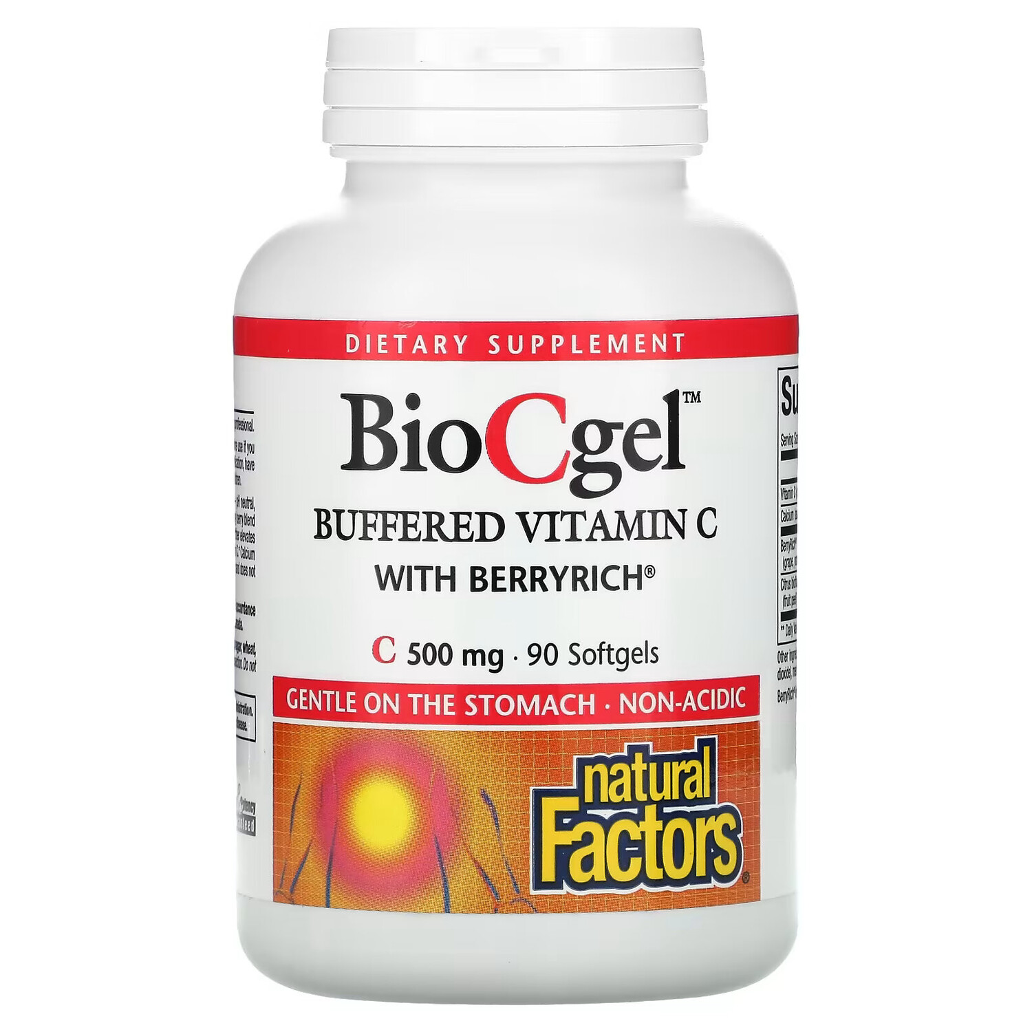 Natural Factors, BioCgel, буферизованный витамин C с BerryRich, 500 мг, 90 мягких таблеток
Natural Factors, BioCgel, буферизованный витамин C с BerryRich, 500 мг, 90 мягких таблеток