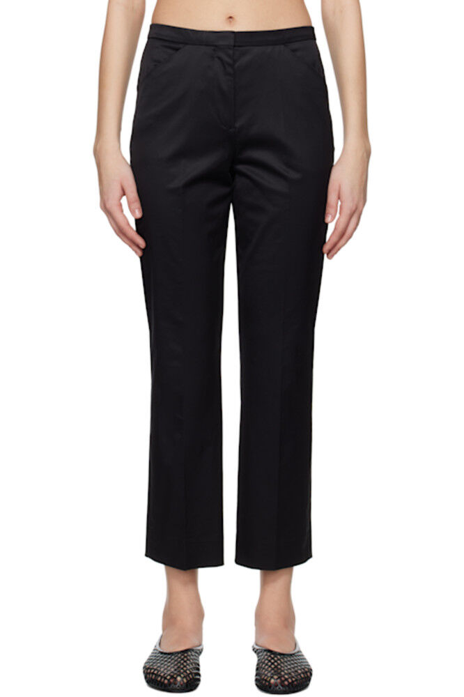 Черные укороченные прямые брюки TOTEME
Черные укороченные прямые брюки TOTEME