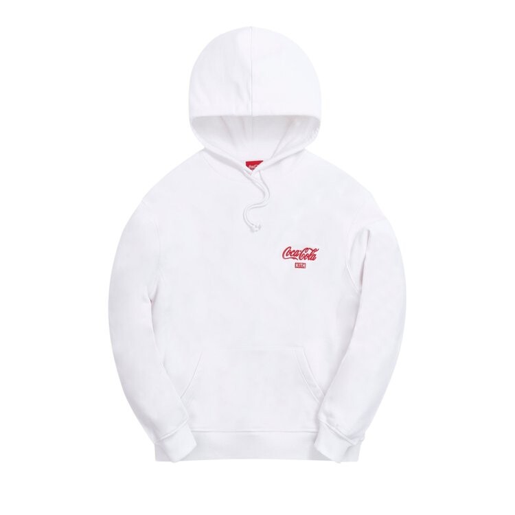 Худи Kith x Coca-Cola Ribbon Logo Hoodie 'White', белый 
Худи Kith x Coca-Cola Ribbon Logo Hoodie 'White', белый