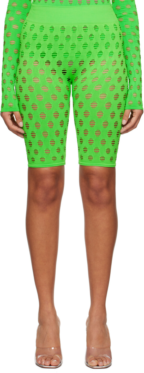 Зеленые шорты с перфорацией Maisie Wilen
Зеленые шорты с перфорацией Maisie Wilen