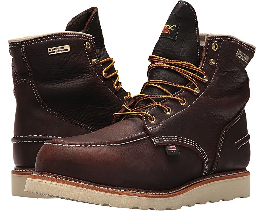 Ботинки American Heritage 1957 Series Waterproof 6" Moc Toe Safety Thorogood, коричневый
Ботинки American Heritage 1957 Series Waterproof 6" Moc Toe Safety Thorogood, коричневый