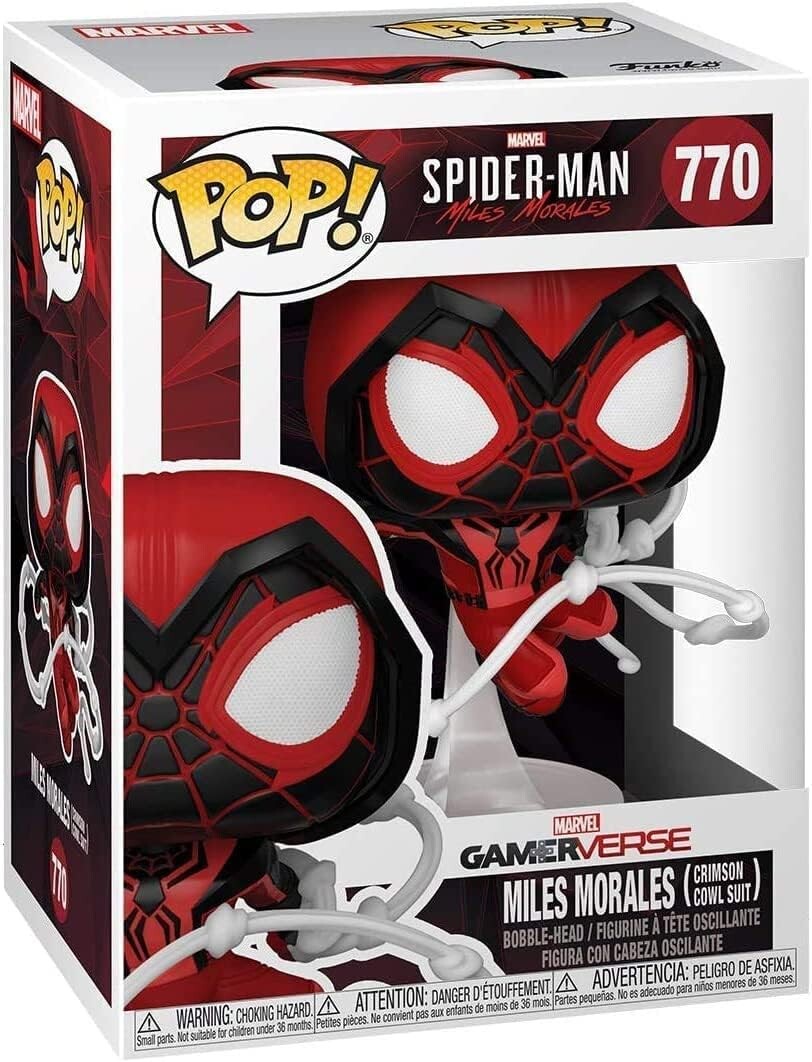 Фигурка Funko Pop! Spider-Man Miles Morales Crimson Cowl Suit Pop # 770 Marvel Gamerverse Vinyl Figure
Фигурка Funko Pop! Spider-Man Miles Morales Crimson Cowl Suit Pop # 770 Marvel Gamerverse Vinyl Figure