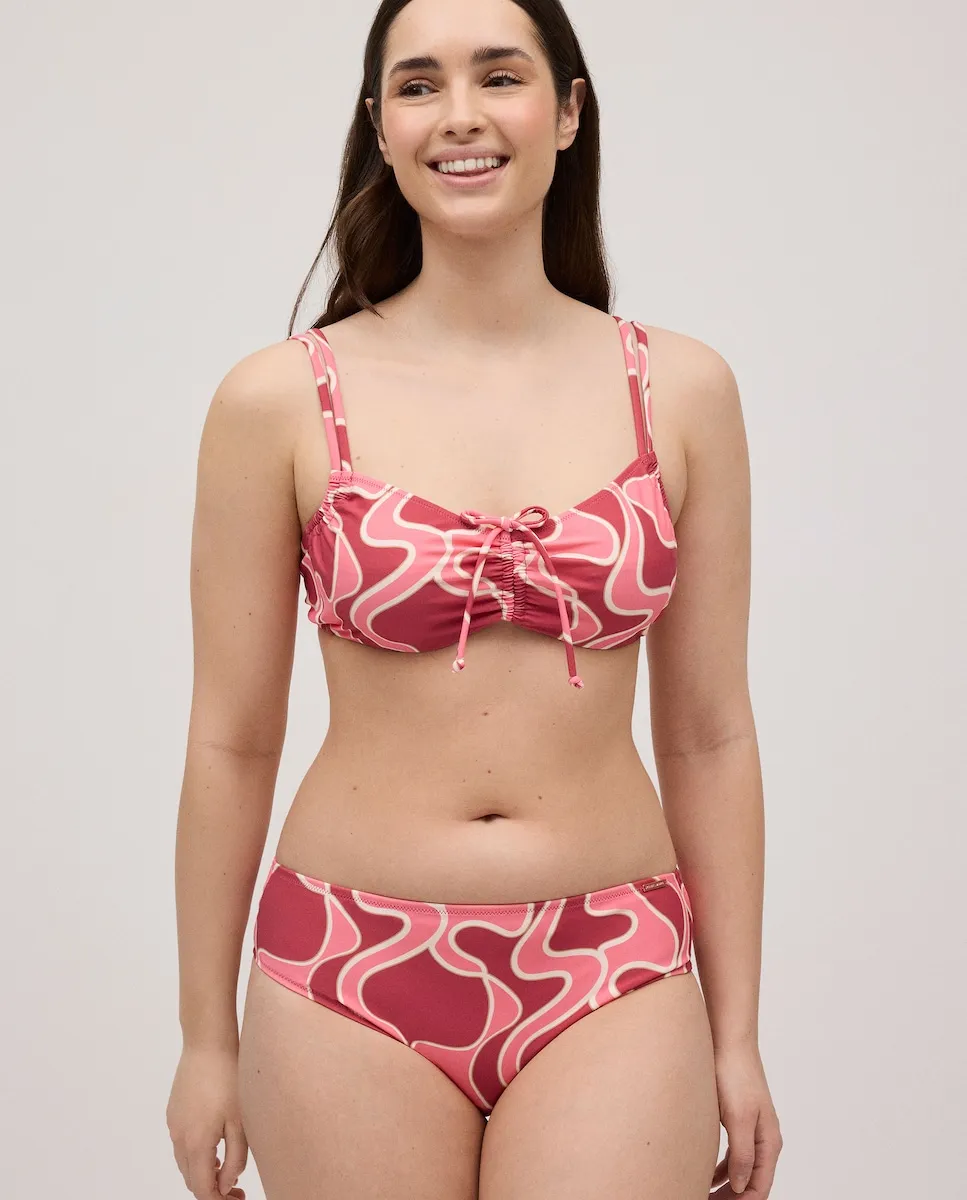 Комплект бикини с уменьшающим кольцом и трусиками миди с фантазийным принтом Ysabel Mora, мультиколор
Комплект бикини с уменьшающим кольцом и трусиками миди с фантазийным принтом Ysabel Mora, мультиколор