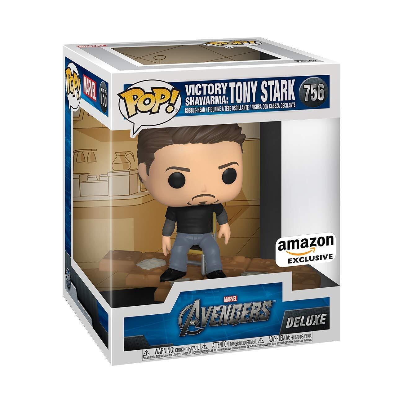 Funko Pop! Deluxe Marvel: Avengers Victory Shawarma Series - Tony Stark (Iron Man), Figure 2 of 6
Funko Pop! Deluxe Marvel: Avengers Victory Shawarma Series - Tony Stark (Iron Man), Figure 2 of 6
