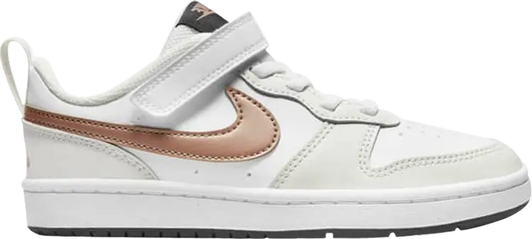 Кроссовки Nike Court Borough Low 2 PS 'White Metallic Red Bronze', белый
Кроссовки Nike Court Borough Low 2 PS 'White Metallic Red Bronze', белый