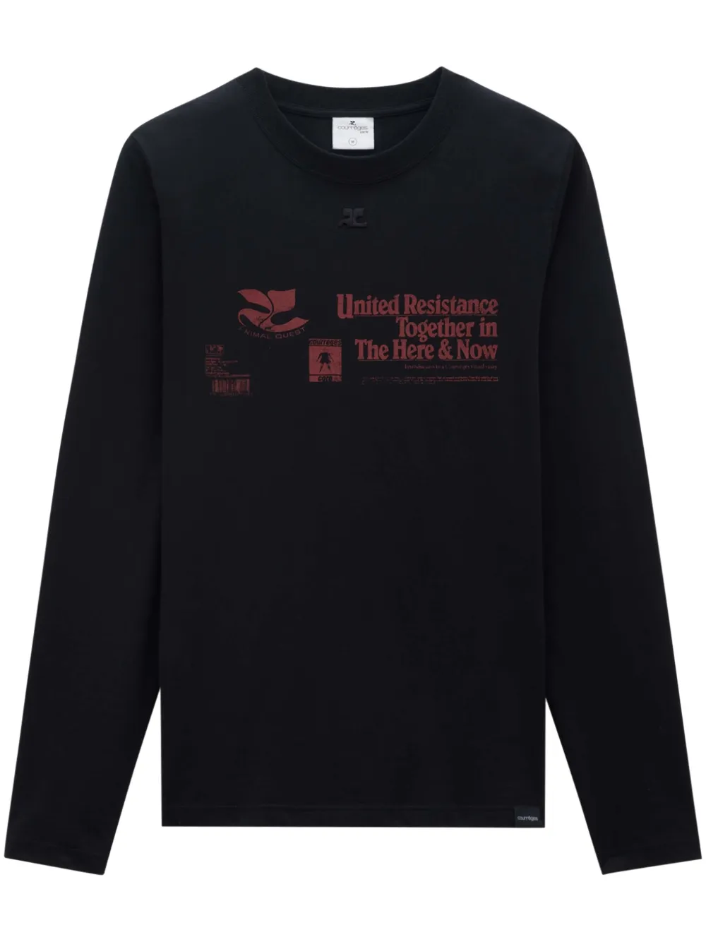 Толстовка с логотипом Courrèges, черный
Толстовка с логотипом Courrèges, черный