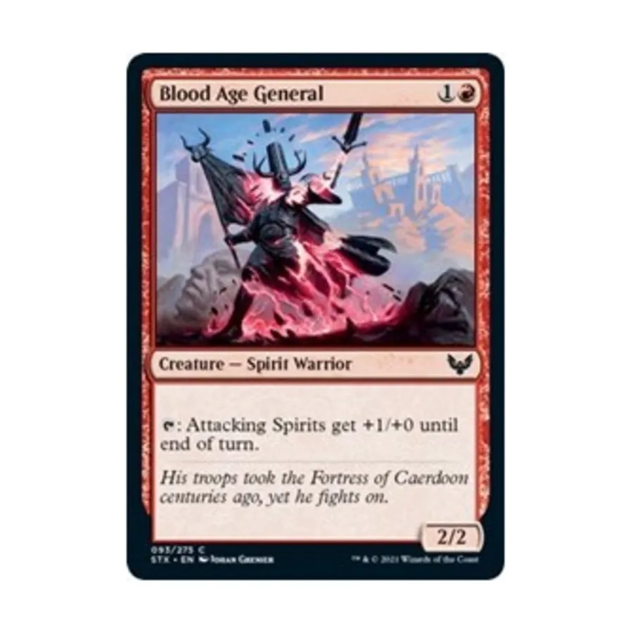 CCG Генерал кровавого возраста (C) (фольга), MTG - Strixhaven - School of Mages
CCG Генерал кровавого возраста (C) (фольга), MTG - Strixhaven - School of Mages