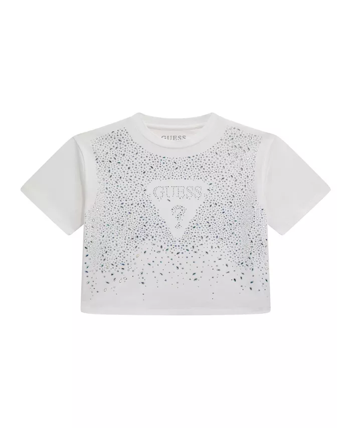 Футболка с коротким рукавом и стразами Big Girl GUESS, белый
Футболка с коротким рукавом и стразами Big Girl GUESS, белый