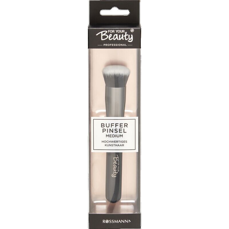 Профессиональная буферная кисть среднего размера For Your Beauty, 1 шт.
Профессиональная буферная кисть среднего размера For Your Beauty, 1 шт.