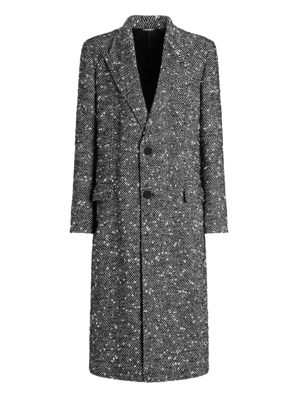 Пальто с узором в елочку DOLCE & GABBANA, черный
Пальто с узором в елочку DOLCE & GABBANA, черный