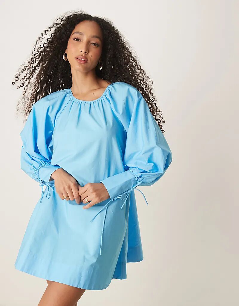Мини-платье с глубокими манжетами ASOS DESIGN синего цвета
Мини-платье с глубокими манжетами ASOS DESIGN синего цвета