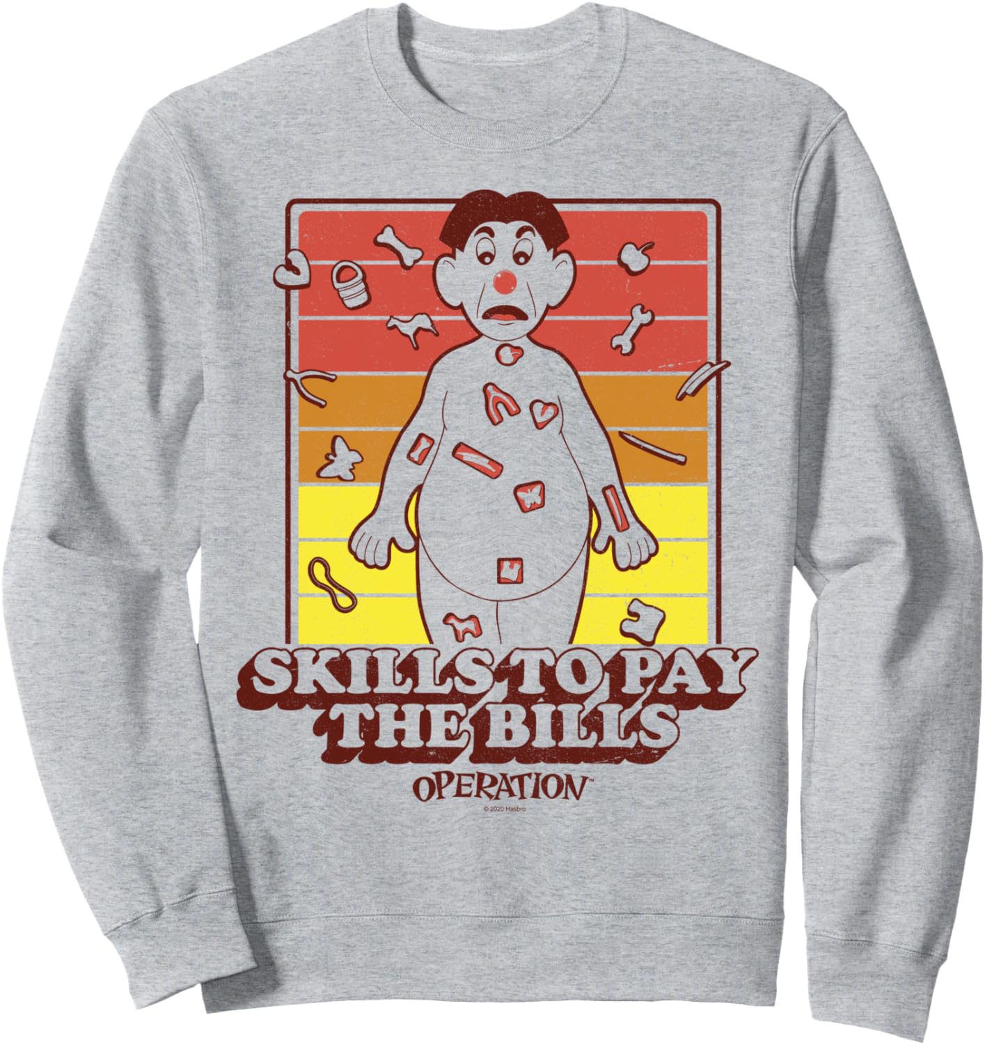 Толстовка Operation Skills To Pay The Bills, серая (серый меланж), размер S
Толстовка Operation Skills To Pay The Bills, серая (серый меланж), размер S
