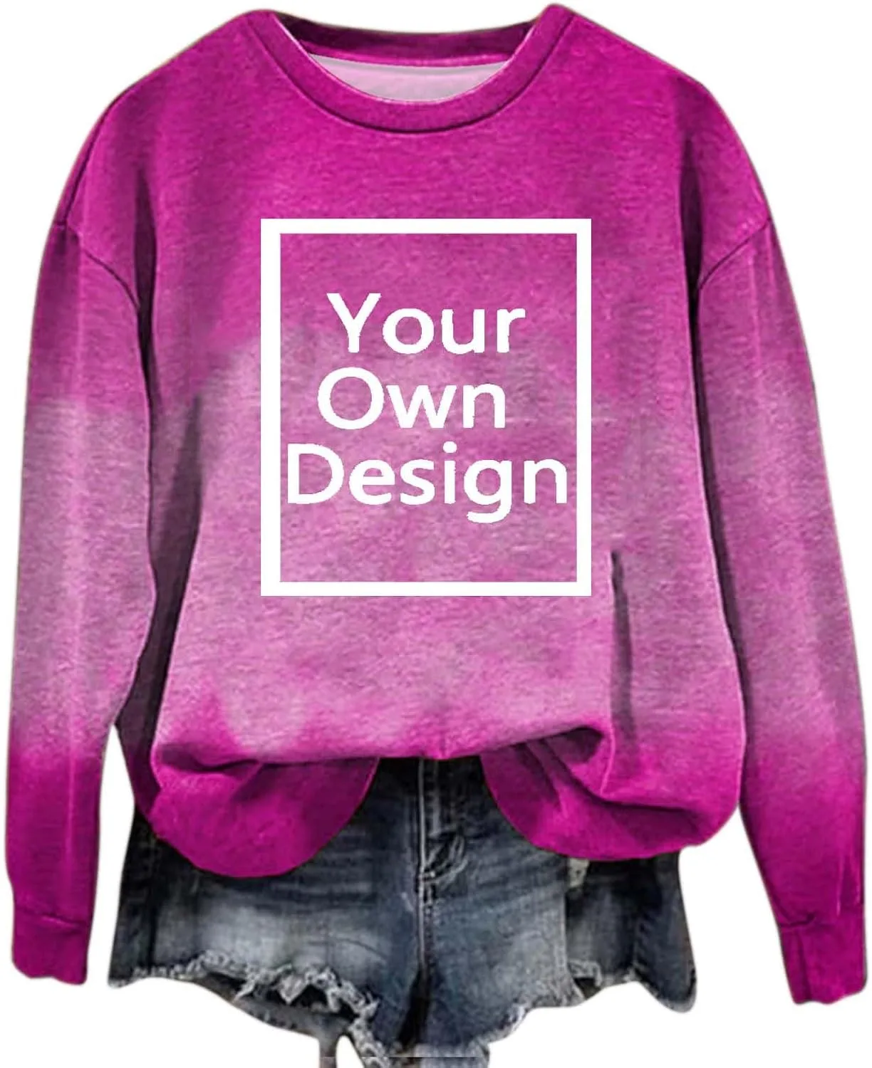 Свитшот женский Custom Pullovers с градиентом, свободный, длинный рукав Smxrfitk
Свитшот женский Custom Pullovers с градиентом, свободный, длинный рукав Smxrfitk