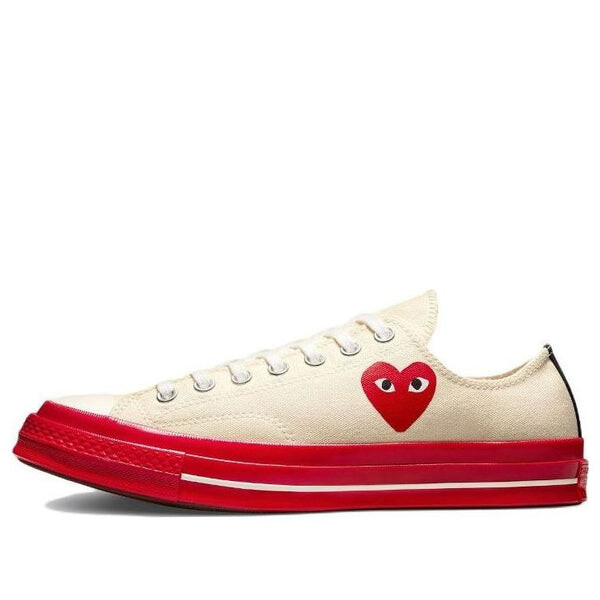Кроссовки x comme des garcons play chuck 70 low 'pristine red' Converse, бежевый
Кроссовки x comme des garcons play chuck 70 low 'pristine red' Converse, бежевый