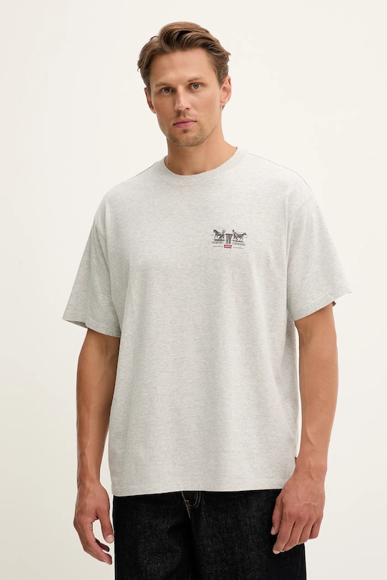 Хлопковая футболка Levi'S, серый
Хлопковая футболка Levi'S, серый