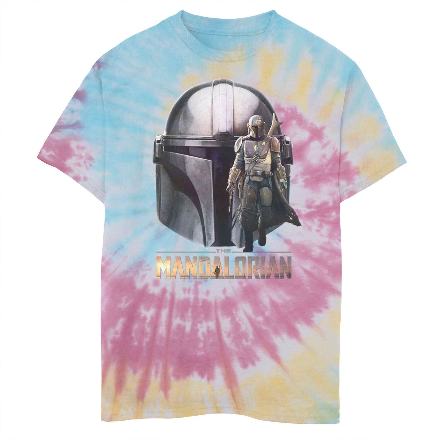 Футболка с графикой «Звездные войны, мандалорский шлем» для мальчиков 8–20 лет, портретная смесь, футболка с рисунком тай-дай Star Wars 
Футболка с графикой «Звездные войны, мандалорский шлем» для мальчиков 8–20 лет, портретная смесь, футболка с рисунком тай-дай Star Wars