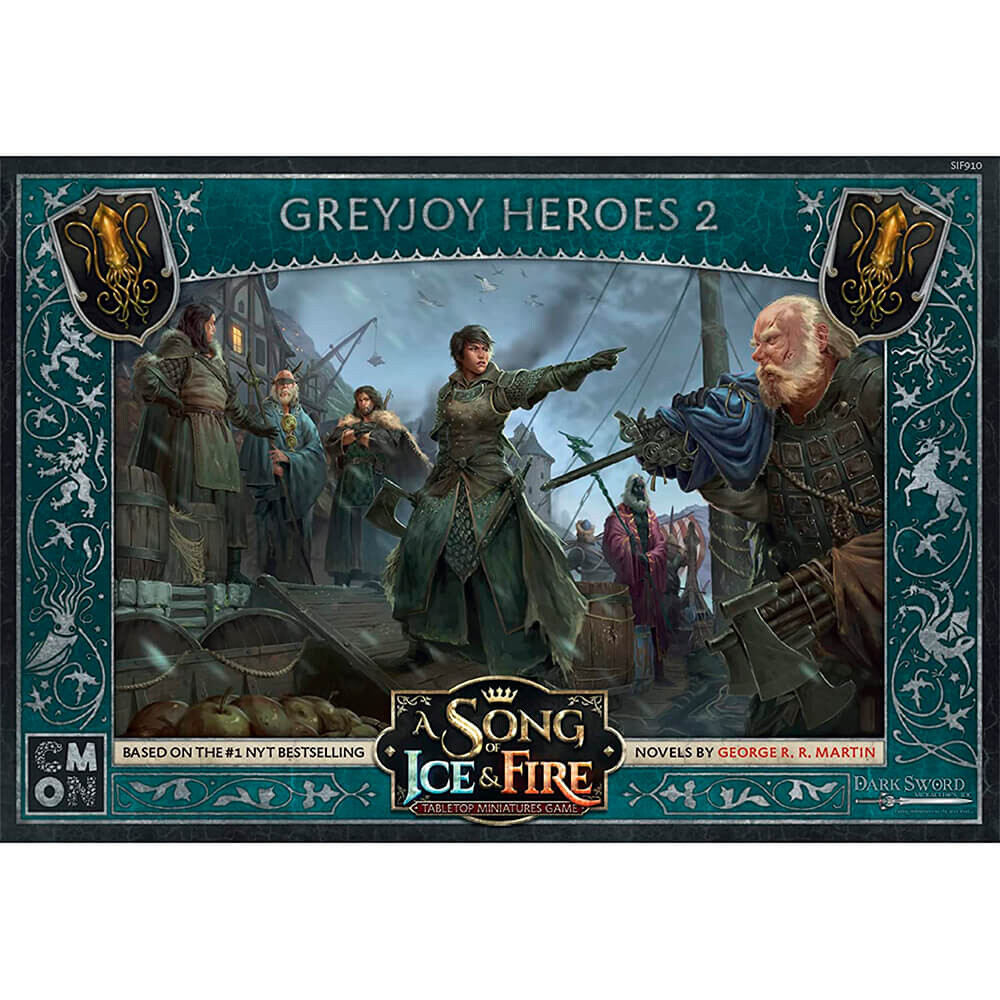 Дополнительный набор к CMON A Song of Ice and Fire Tabletop Miniatures Game, Greyjoy Heroes II
Дополнительный набор к CMON A Song of Ice and Fire Tabletop Miniatures Game, Greyjoy Heroes II