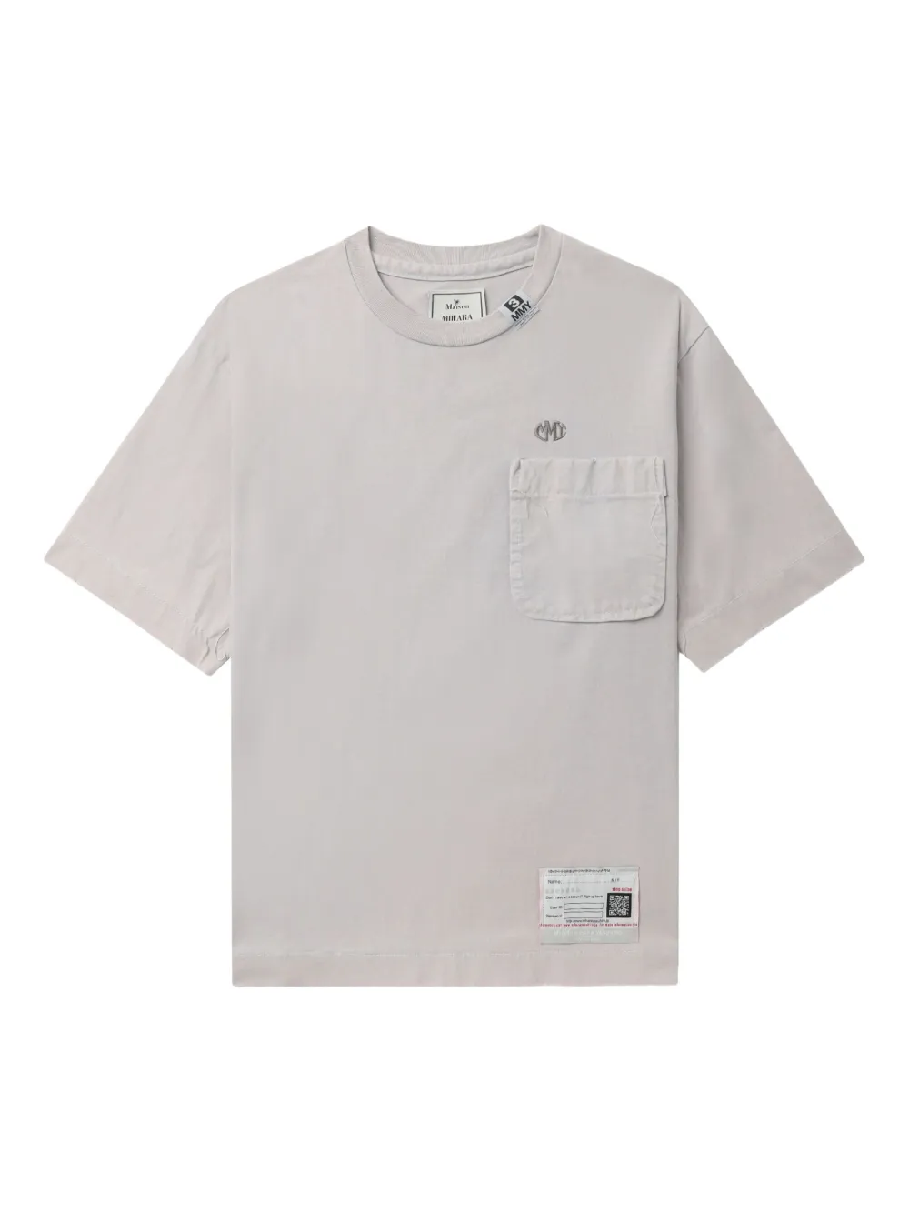Футболка с нагрудным карманом Maison Mihara Yasuhiro, розовый
Футболка с нагрудным карманом Maison Mihara Yasuhiro, розовый