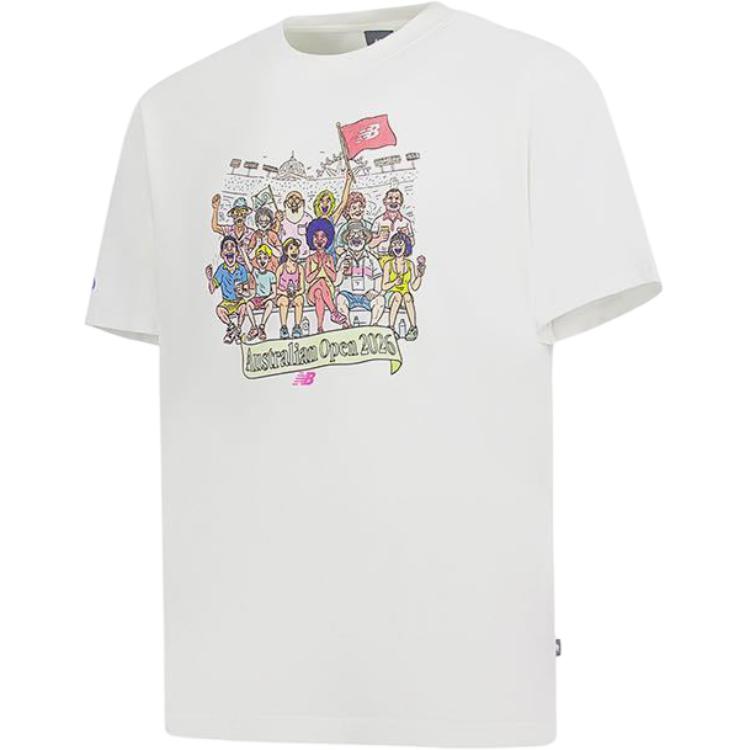 New Balance Футболка мужская белая с круглым вырезом Moderate
New Balance Футболка мужская белая с круглым вырезом Moderate