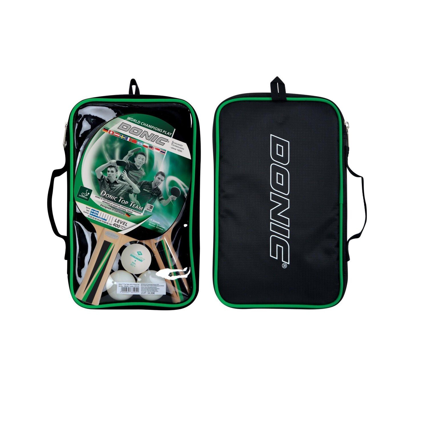 Набор для настольного тенниса с 2 ракетками для настольного тенниса и 3 мячами. CORNILLEAU
Набор для настольного тенниса с 2 ракетками для настольного тенниса и 3 мячами. CORNILLEAU