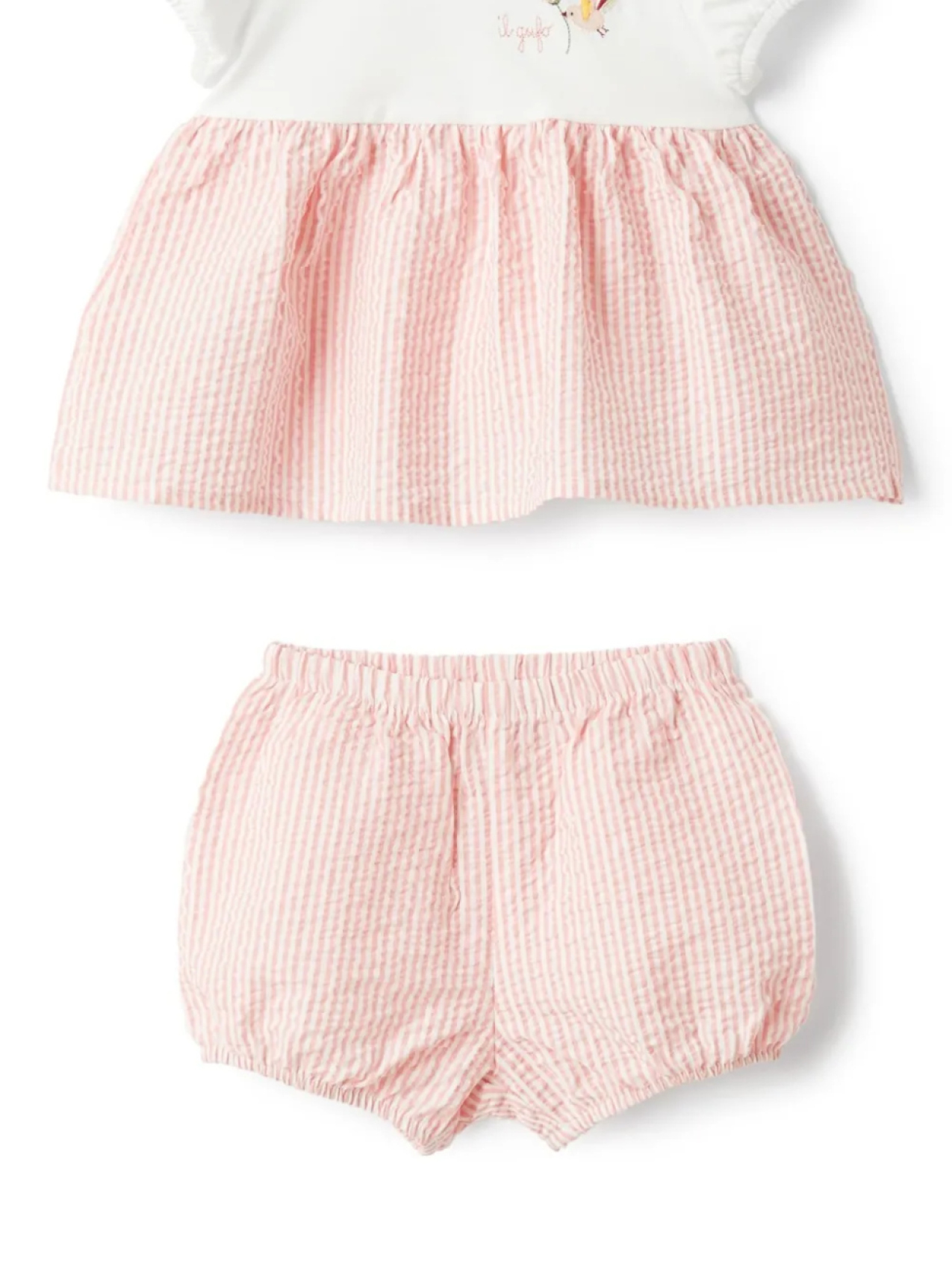 Il Gufo комплект из рубашки и шортов, белый
Il Gufo комплект из рубашки и шортов, белый