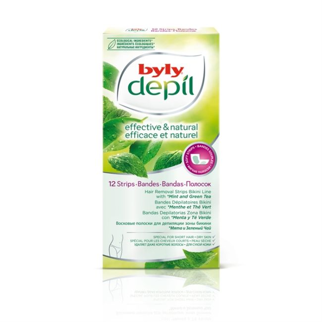 Эффективные и натуральные полоски для депиляции линии бикини (12 шт.) Byly
Эффективные и натуральные полоски для депиляции линии бикини (12 шт.) Byly