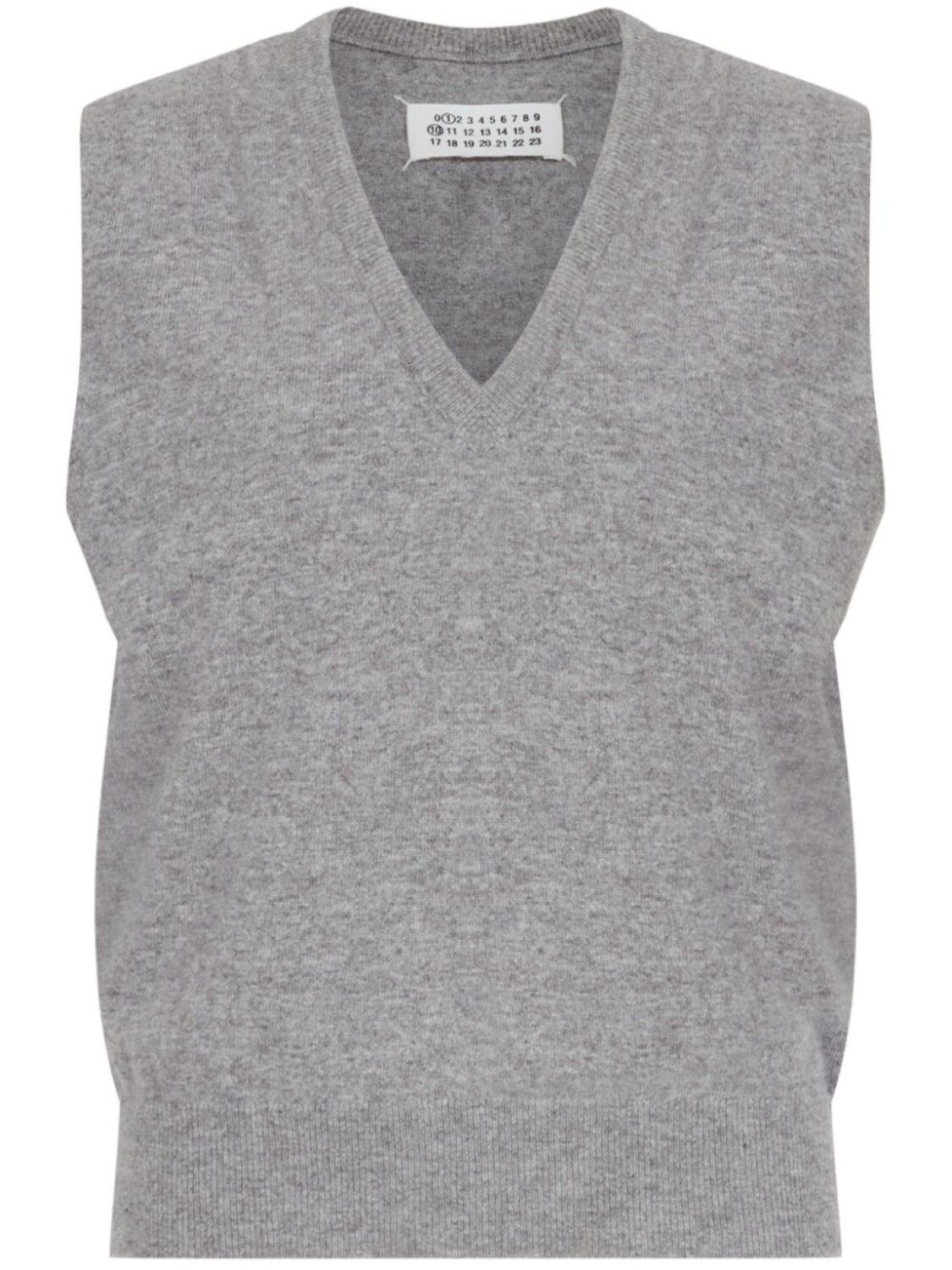 Жилет из вирджинской шерсти с высоким воротником Maison Margiela, серый
Жилет из вирджинской шерсти с высоким воротником Maison Margiela, серый