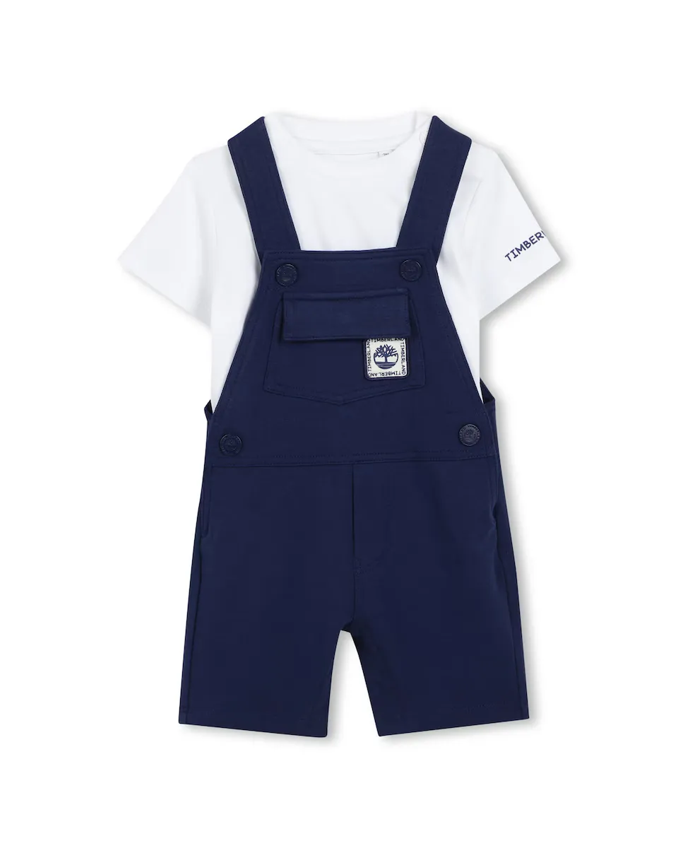 Детский комплект для мальчика голубого цвета с коротким рукавом Timberland, темно-синий
Детский комплект для мальчика голубого цвета с коротким рукавом Timberland, темно-синий